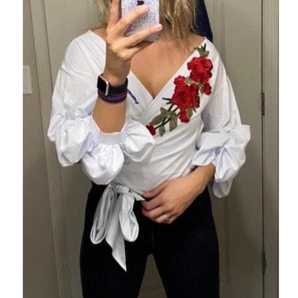 Pretty Little Thing Wrap Top